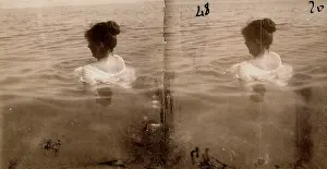 Abruzzo: Swimmer photographed with her back
