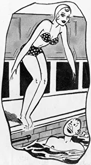 Philip Talmage: Swimming cartoon