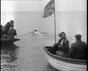Someone: Someone Swimming the English Channel with Two