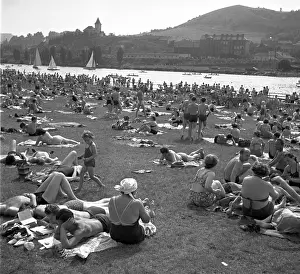 Hampl: Swimming pool - sunbathing - Vltava