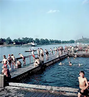 Lazne: Swimming pool - Vltava - Prague