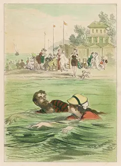 Santander: Swimming at Santander