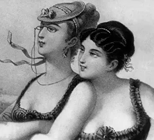 Caricaturist: Swimwear, around 1900