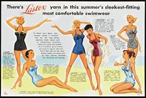 Elasticity: SWIMWEAR CIRCA 1960