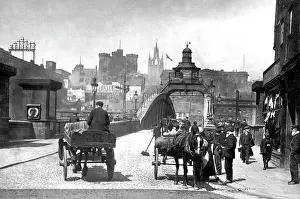 Gateshead: Swing Bridge over the Tyne, Gateshead, early 1900s