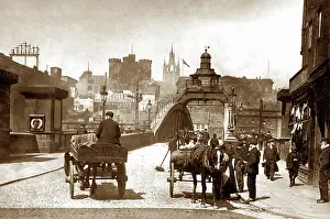 Gateshead: Swing Bridge over the Tyne, Gateshead, early 1900s