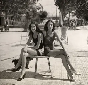 Swimsuits: Swinsuits and high heels