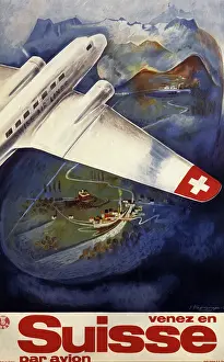 Suisse: Swiss Air Lines poster