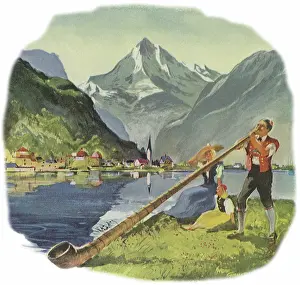 Blows: Swiss Alpine Horn