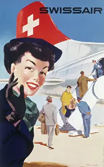 Swissair: Swissair advertising poster