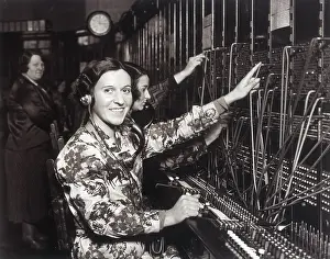 Telephonist: SWITCHBOARD GIRLS/1930S