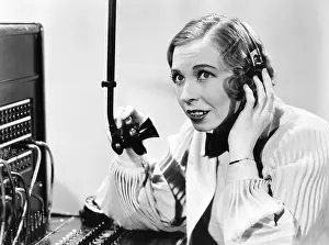 Nosy: Switchboard operator listening in to conversation
