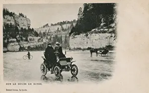 Iced: Switzerland - Le Doubs River - Driving on Ice
