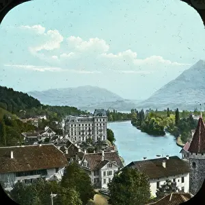 Thun: Switzerland - Thun, from the Churchyard