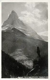 Cervin: Switzerland - View toward the Matterhorn