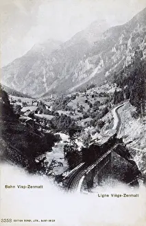 Visp: Switzerland - Visp-Zermatt Railway