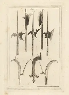 Halbert: Sword-blade halberd, brown bill, axe, etc