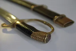 Detained: Sword with Russian Tsar Nicholas II monogram