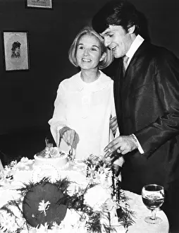 Discotheque: Sybil Burton and her husband, Jordan Christopher
