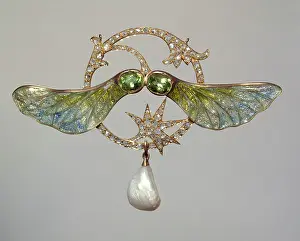Earring: Sycamore earring made of enamel