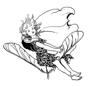 Sprite: Sycamore fairy in the wind