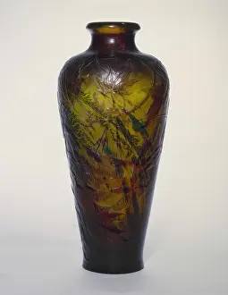 Galle: Sycamore vase in glass