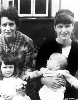 Aurelia: SYLVIA PLATH, with her two children and ?