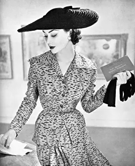 Shantung: Symphony Outfit by Marcus, 1953