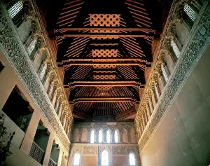 Mancha: Synagogue of El Transito. Sephardic Museum. 14th century. In