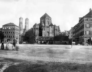 Synagogues: Synagogue in Munich around 1890