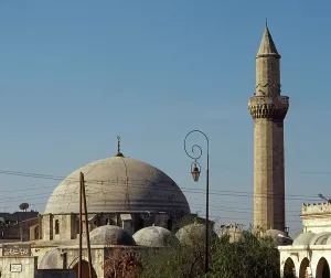 Moorish: Syria. Aleppo. Exterior of mosque