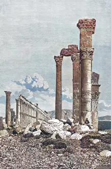 SYRIA/PALMYA/PILLARS