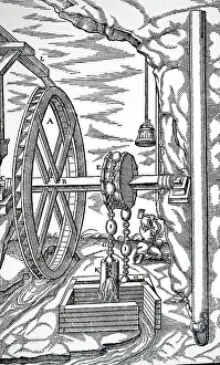 Hydraulics: Syringe shown complete, in section and, centre, the plunger
