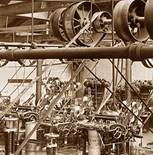 Combing: T W Rust & Co. Combing Room in 1892