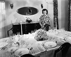 Centerpiece: Table for eight