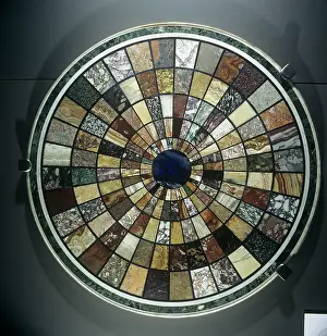 Metamorphic: Table top of ancient Roman Marbles