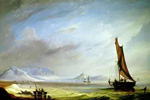 Syme: Table Bay in a calm, 1850