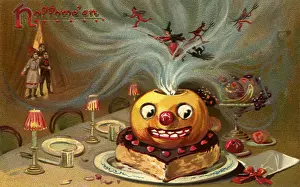 Eerie: Table with Eerie Cake