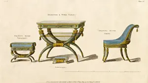 Footstool: TABLE AND OTHER ITEMS