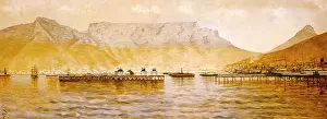 Sachm: Table Mountain and Docks, circa 1890-1900