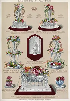 Mirrors: Table Ornaments and a Wall Mirror, Plate 95