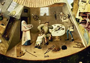 Colum: Table of the Seven Deadly Sins by Hieronymus Bosch