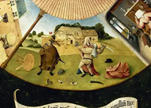 Colum: Table of the Seven Deadly Sins by Hieronymus Bosch