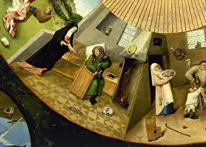 Sloth: Table of the Seven Deadly Sins by Hieronymus Bosch