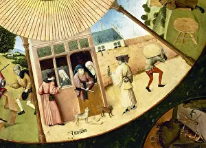 Colum: Table of the Seven Deadly Sins by Hieronymus Bosch