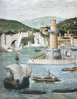 Danjou: Table of the Strozzi. 1472-1473. The port and