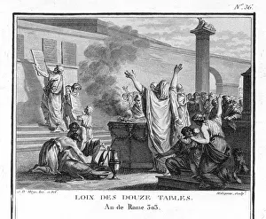 Twelve Tables of Rome drawn up