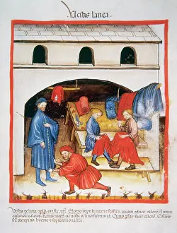 Measure: Tacuinum Sanitatis. Late XIV century. Tailor