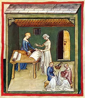 Garment: Tacuinum Sanitatis, Linen Clothing