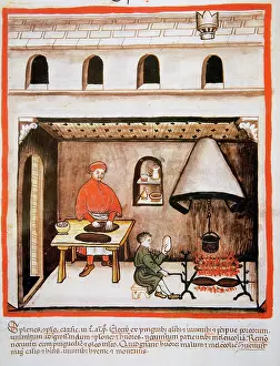 Tacuinum Sanitatis.14th century. Medieval handbook of health